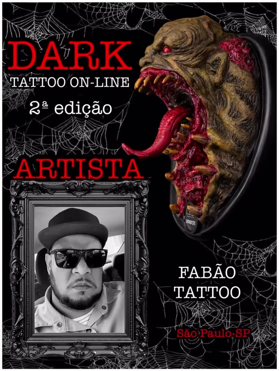 Dark Tattoo On-Line 2ª edição — Fabão Tattoo artista